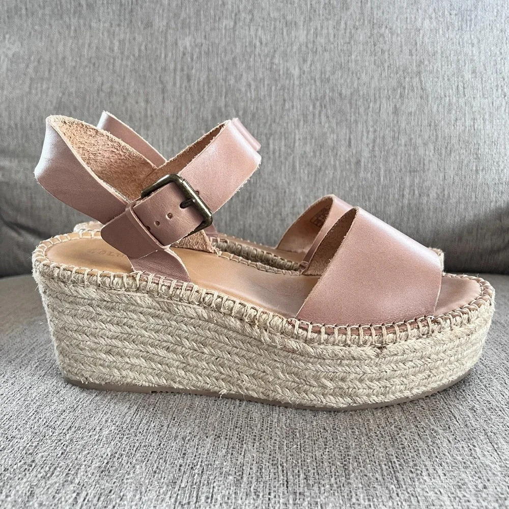 Soludos Anthro Minorca Women's Platform Wedge Sz 10
